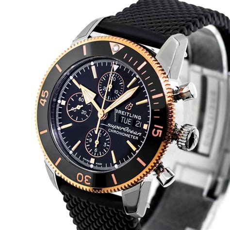 breitling superocean heritage rose gold